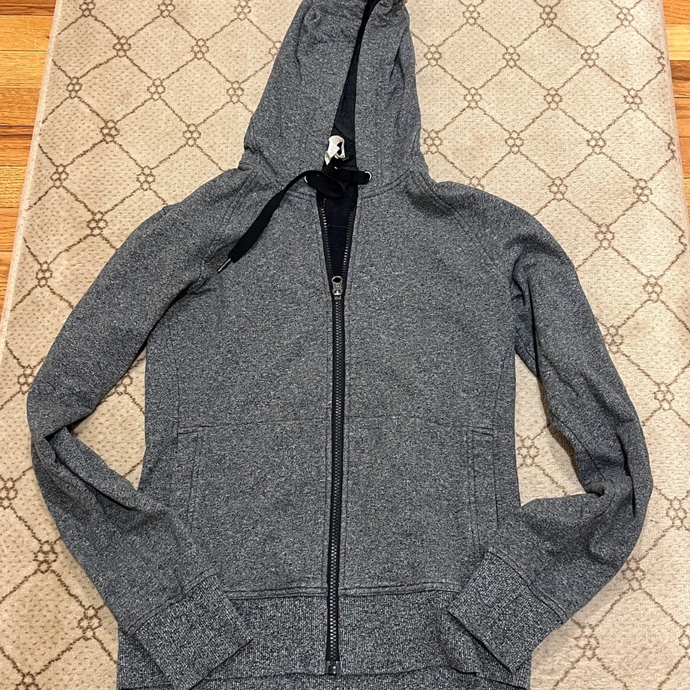 EUC Lululemon Gray Zip-Up Hoodie
